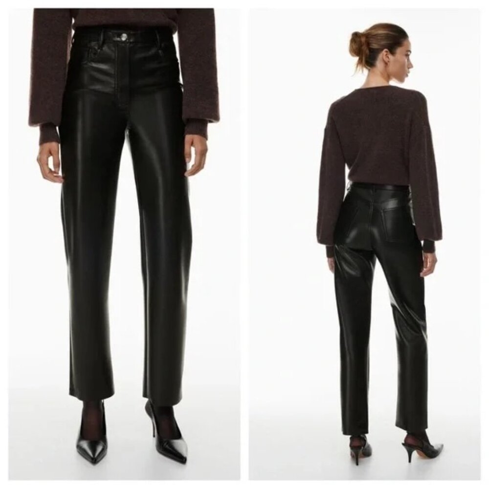 BRAND NEW Aritzia Faux Leather Melina Pant